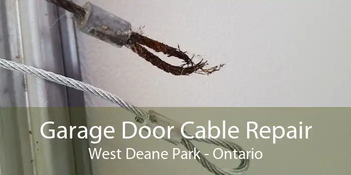 Garage Door Cable Repair West Deane Park - Ontario
