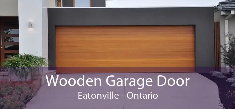 Wooden Garage Door Eatonville - Ontario