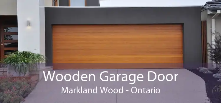 Wooden Garage Door Markland Wood - Ontario