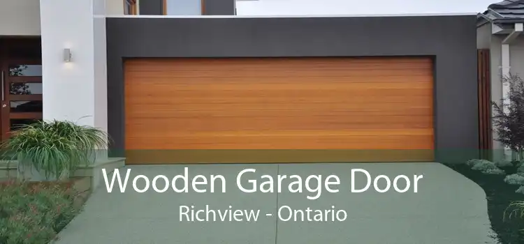 Wooden Garage Door Richview - Ontario