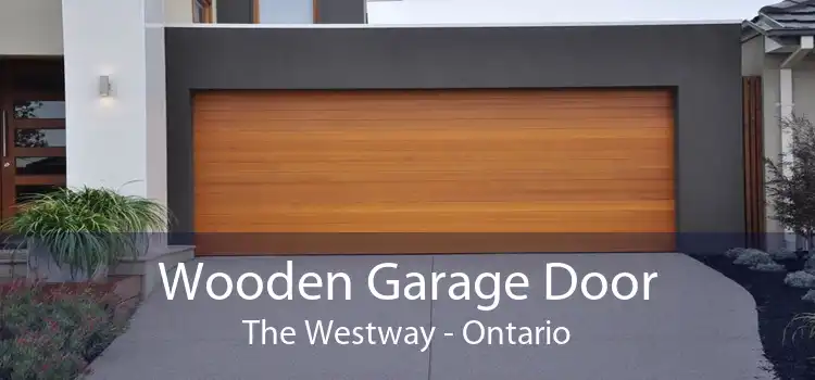 Wooden Garage Door The Westway - Ontario