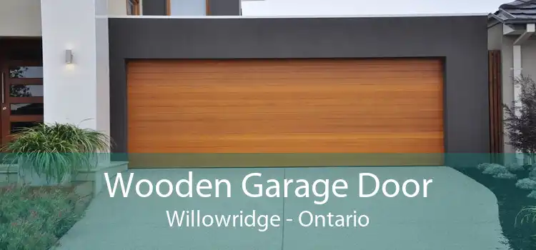 Wooden Garage Door Willowridge - Ontario